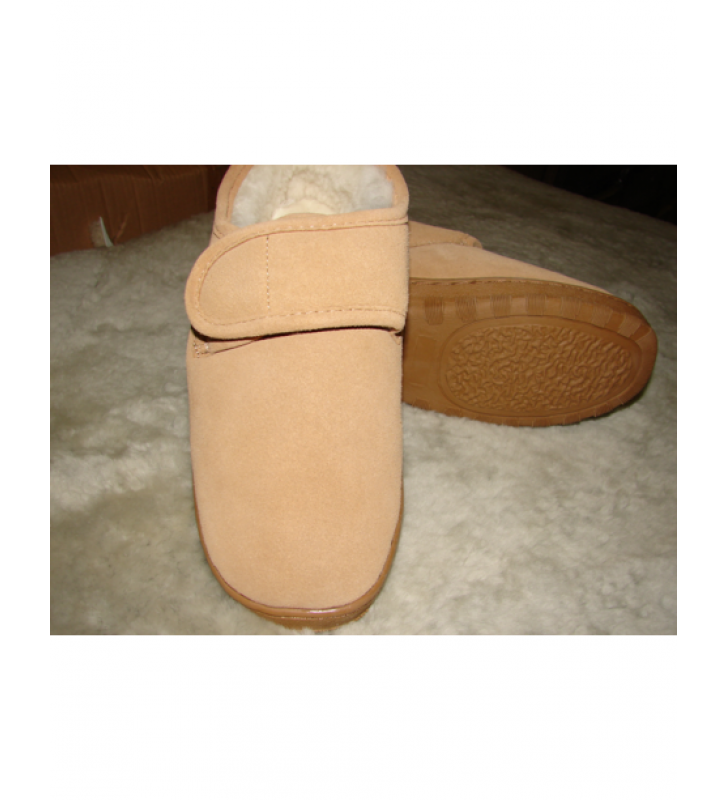 adjustable sheepskin slippers