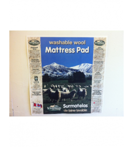 SNUGSLEEP Washable Wool Mattress Pad TWIN